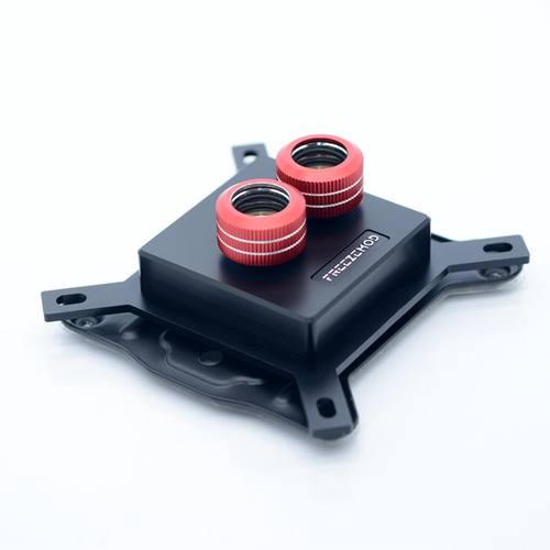 FREEZEMOD电脑CPU水冷头INTEL-POOC喷射型黑色耐高温POM上盖