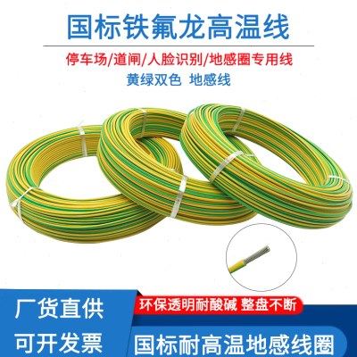 DC黄绿双色铁氟龙镀锡耐高温地线0.5/0.75/1/1.5平方FF46-1四氟线,电子/电工,单芯线,淘宝优惠券,粉丝福利购,淘宝优惠卷