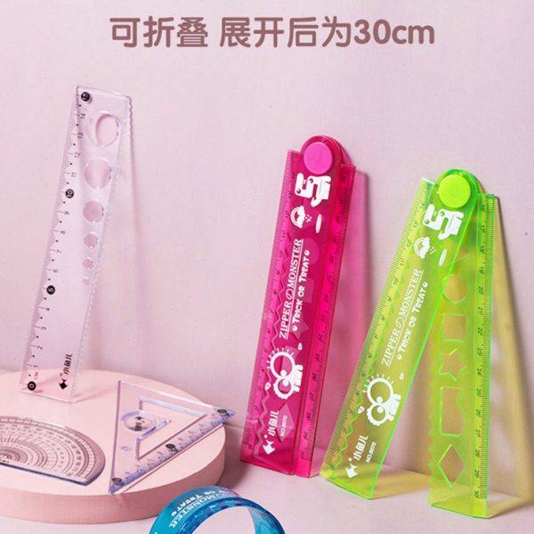多功能折叠软尺波浪线尺子直尺学习用品彩色透明儿童塑胶软尺格尺,文具电教/文化用品/商务用品,各类尺/三角板/量角器,淘宝优惠券,粉丝福利购,淘宝优惠卷
