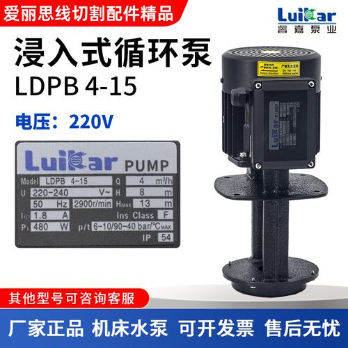 加工中心雕铣机睿嘉LuikarRocoi高压循环水泵LDPB4-15铸铁电动泵