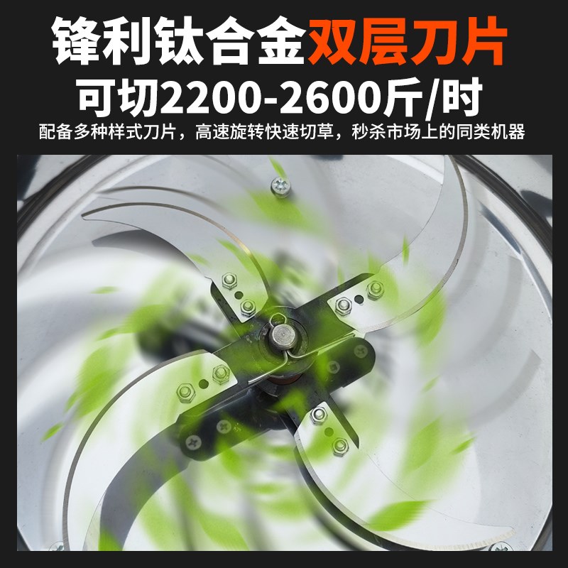 不锈钢碎菜机碎草机养殖家用多功能饲料粉碎机喂鸡鸭鹅Z蔬菜切菜