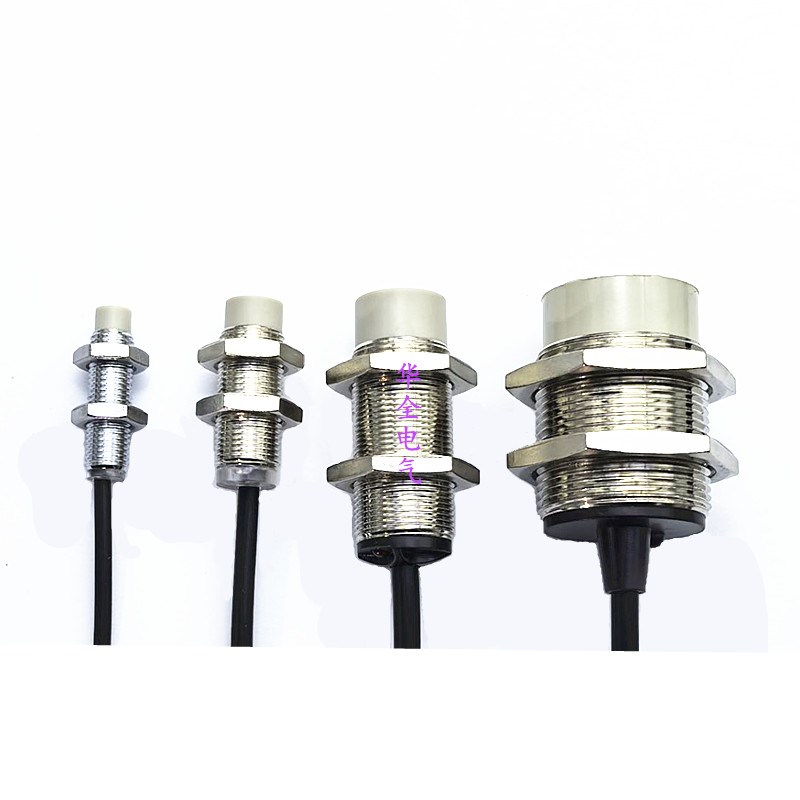 超短小型双倍距离M8M12M18yM30接近开关交流直流三线二线常开常闭