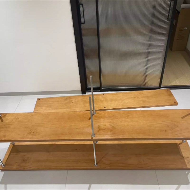 置物架落地多层收m纳架子简易书架铁艺客厅储物架展示货架家用