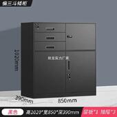 办公文件铁NHO皮柜档案资料储物柜抽带锁杂物柜收柜纳柜工具小柜