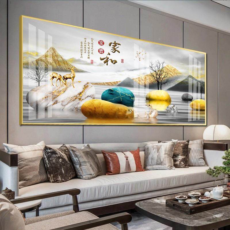 客装饰画家和万事XJM兴现代油厅画横版壁玄关轻背奢晶瓷沙发景墙,家居饰品,现代装饰画,淘宝优惠券,粉丝福利购,淘宝优惠卷