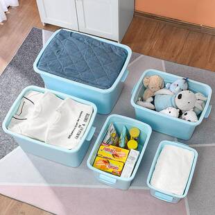 大加厚纳箱收无品牌/纳盒料宿舍学生整家用理箱塑特大收号储物箱