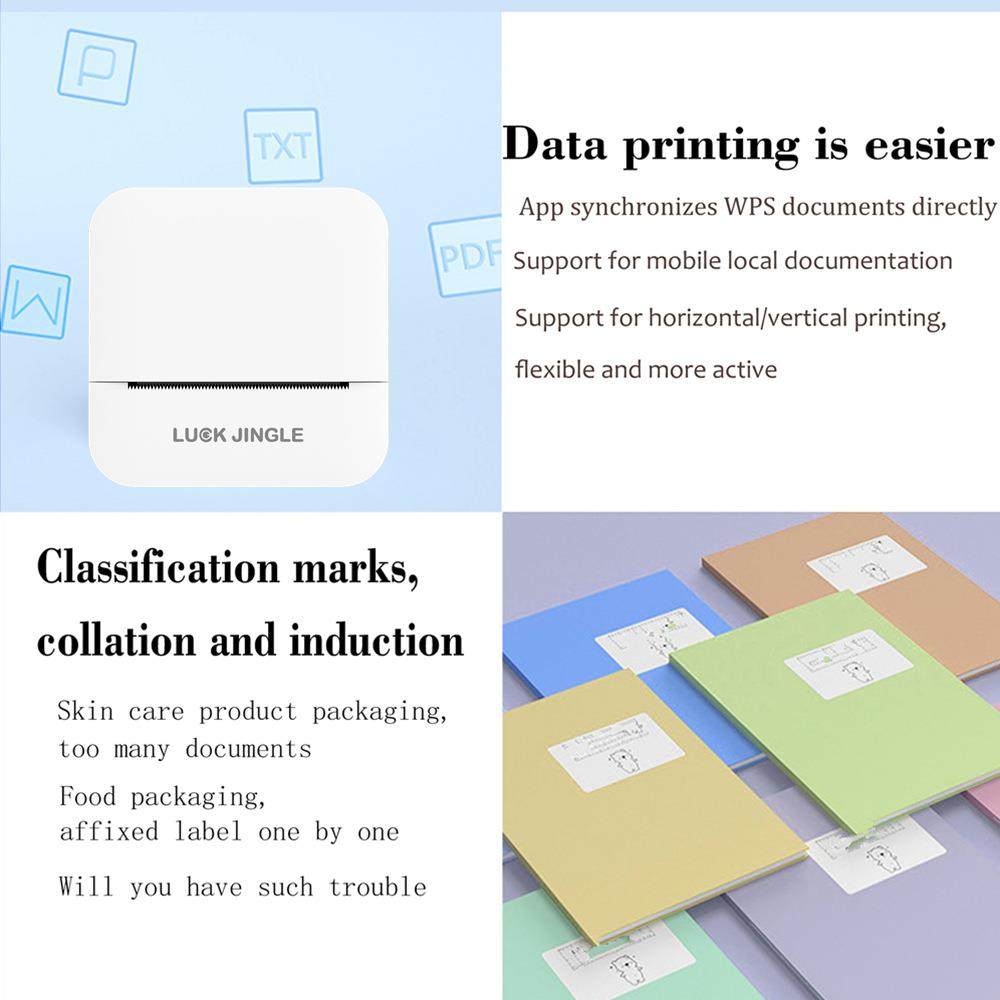 勋神AI标签打印打机叮当尘同学错题小印机学生迷叮当同学你照片便