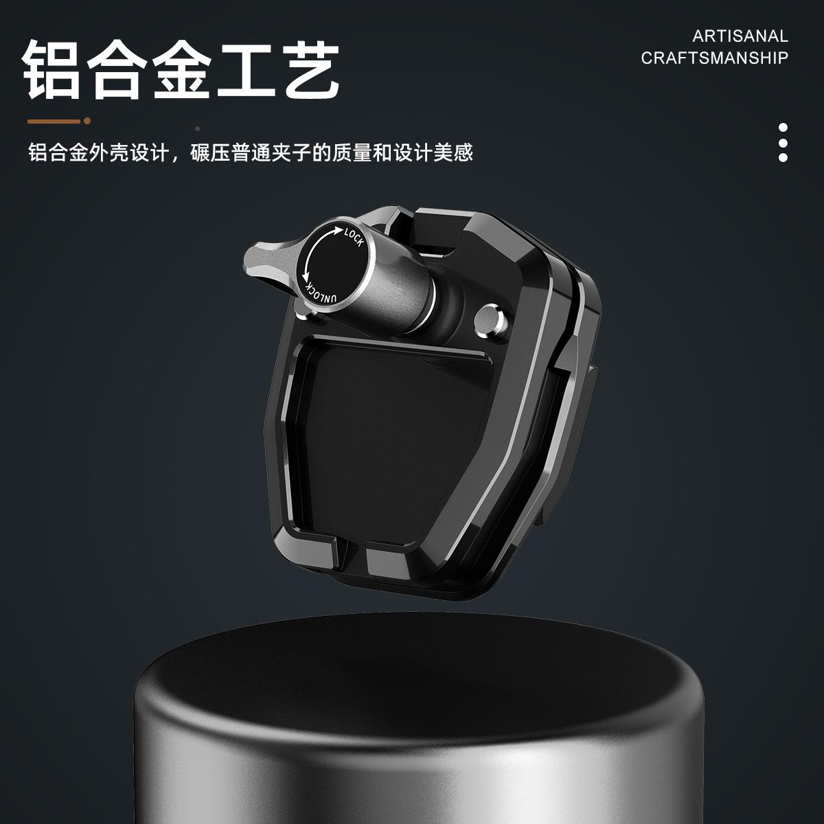 适用于gopoFLW429ac3tion3/4摄insta60骑行拍r摩托车支架风挡夹