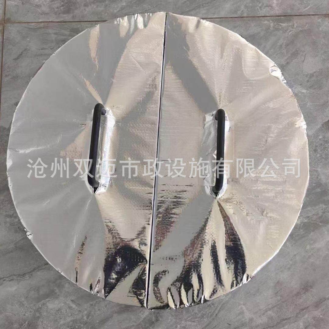 木质井盖保温岩棉锡纸井盖双层井盖内盖松木井盖