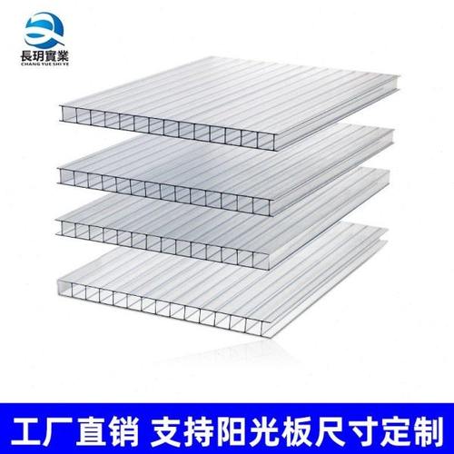 pc阳光板透明米字X型12/16/20/25mm室内隔断背景幕墙门头广告灯箱