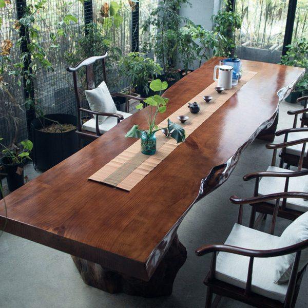 新中式实木大板茶桌家用客厅不规则功夫茶台公室洽谈原木泡茶桌,商业/办公家具,茶台/茶桌,淘宝优惠券,粉丝福利购,淘宝优惠卷