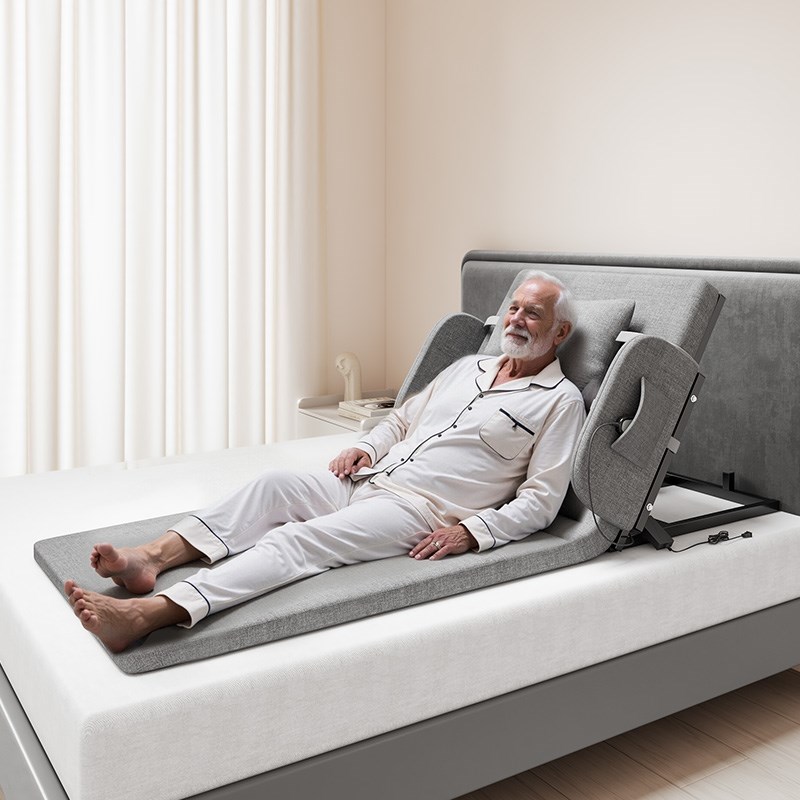 床头靠垫可升降靠背神器电动起身辅助器家用老人起U床卧床垫起背