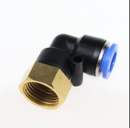 气动接头 气动接头PLF6o-M6 M8 02 8-01内螺纹弯通 气管接头 内丝