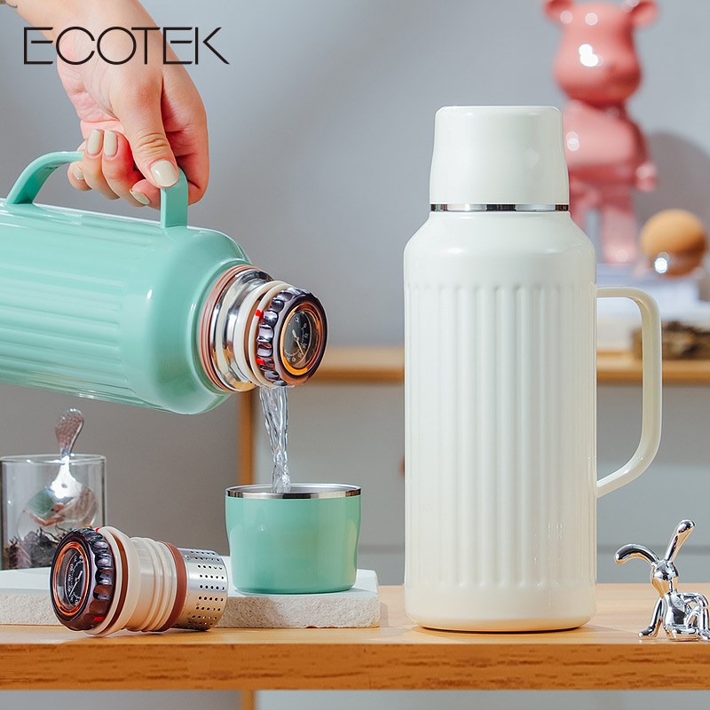ECOTEK焖茶壶机械显温大容量泡茶杯D2024新款女茶水分离外出保温