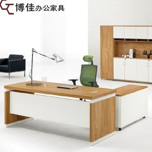 主管桌经理桌简约现代老板桌椅中班台主管桌经理桌南宁主管桌实木