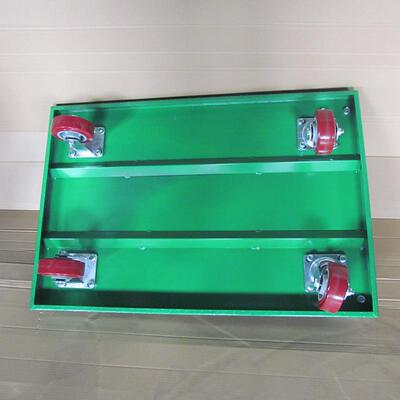 物板流搬运手推车绿折叠色平车804仓库小型手推车货搬拉运工具车