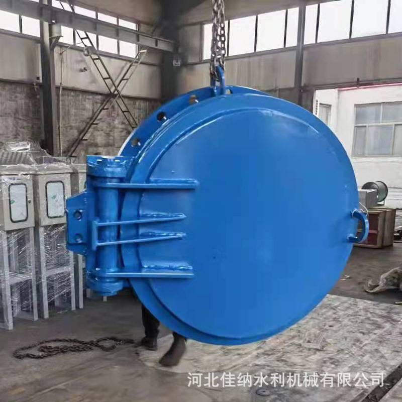铸铁拍门 圆形铸铁闸门灌溉止水浮箱式拍门渠道侧拍门 钢制单拍门