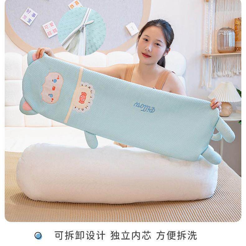 A类冰丝长条卧室床枕CNJ上睡觉夹腿抱枕头侧睡靠背床头大靠垫