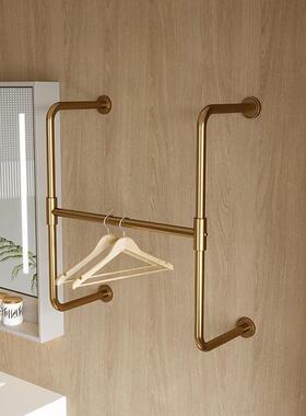 酒11492店不锈钢衣加架粗固加衣柜挂衣挂杆