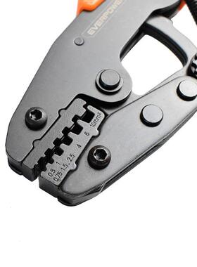 超省2力绝端909子压线钳手压钳线缘钳电工钳压接线钳00425