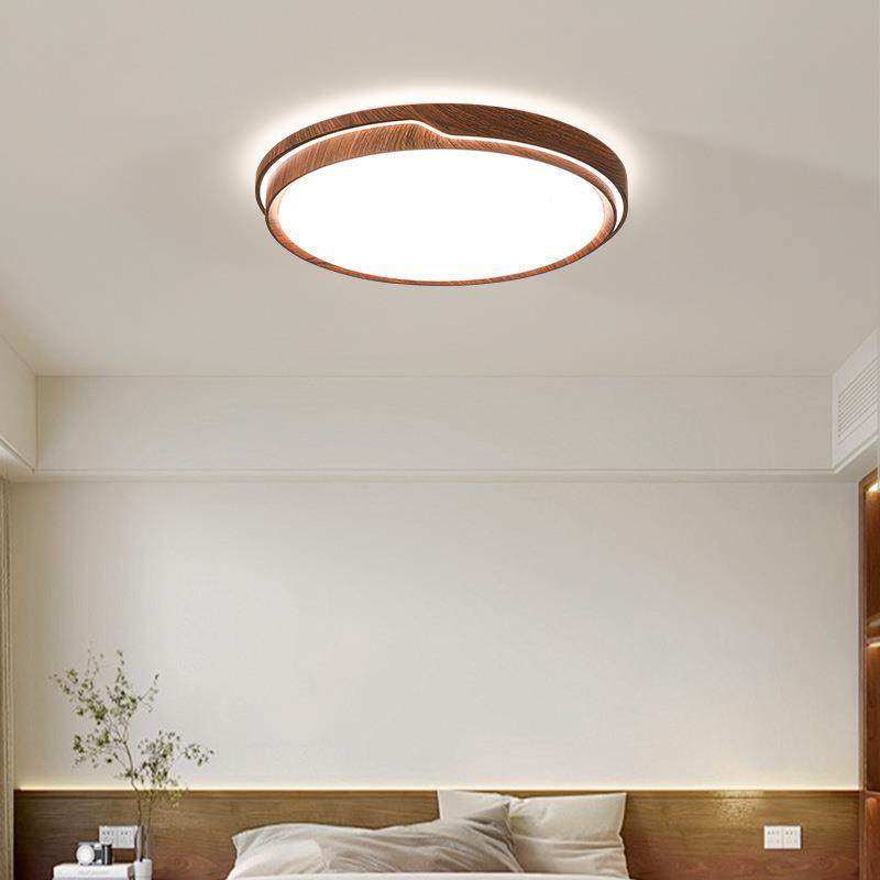 中式胡桃木色顶客厅灯复古方长大厅主灯全光45谱护形眼灯简约吸灯,家装灯饰光源,客厅吸顶灯,淘宝优惠券,粉丝福利购,淘宝优惠卷