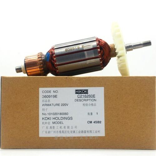 HIKOKI高壹 原日立 CM4SB2 云石机原厂转子可选配轴承碳刷新品