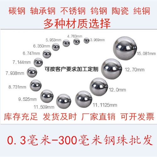 轴承钢珠3.18/3.19/3.2/3.5/3.94/3.95/3.96/3.97/4mm 轴承钢钢球