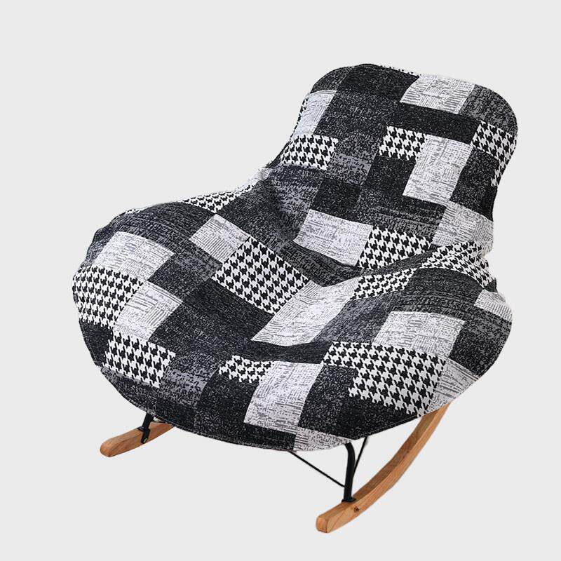 摇摇椅单人沙发垫单个椅子替换套罩盖布摇椅懒人躺椅垫坐垫防滑垫