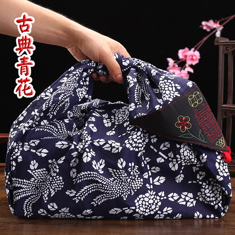 包袱皮结婚用包裹布红色嫁妆婚庆女方陪嫁包盆布大号娘家用品大全 - 实物图