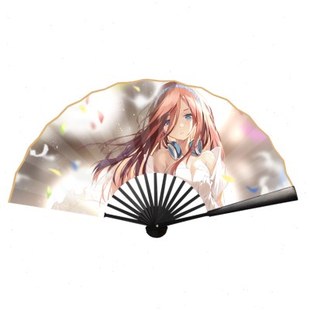 五等分的新娘一花二乃中野三玖四叶中野五月动漫周边折扇子定制