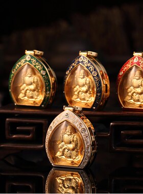 唐密迷你摩菩萨药师t佛蓝色玻璃古法琉璃药师如来像