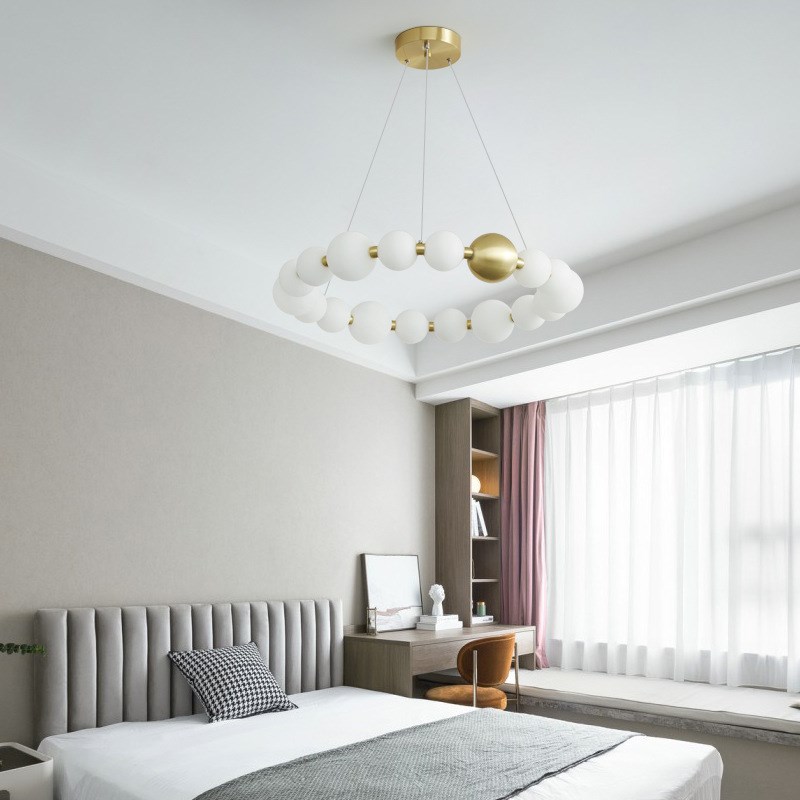 客厅主吊灯现代简约轻奢20v22新款网红卧室灯创意北欧餐厅灯具