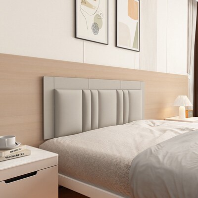 卧室酒店宾馆炕围软包床头靠背板定制榻榻米软包墙围Y拼接墙面装