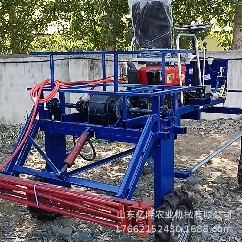 玉米地用高杆打药机 50s0L液压升降四轮打药机 自走式小麦打药机