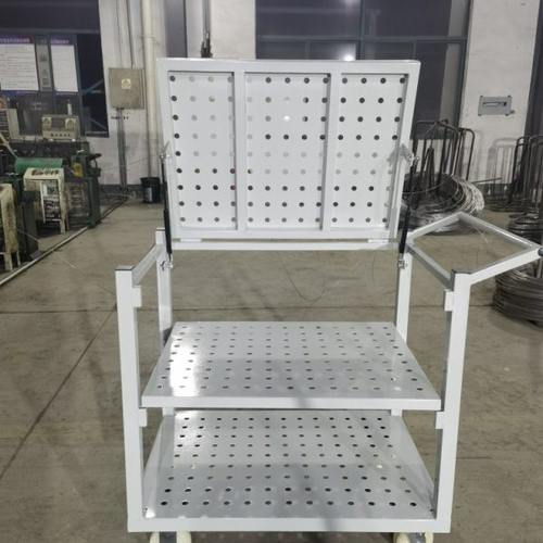 重型气弹簧翻转千层架250公斤单层载重物流台车可移动转子放置架