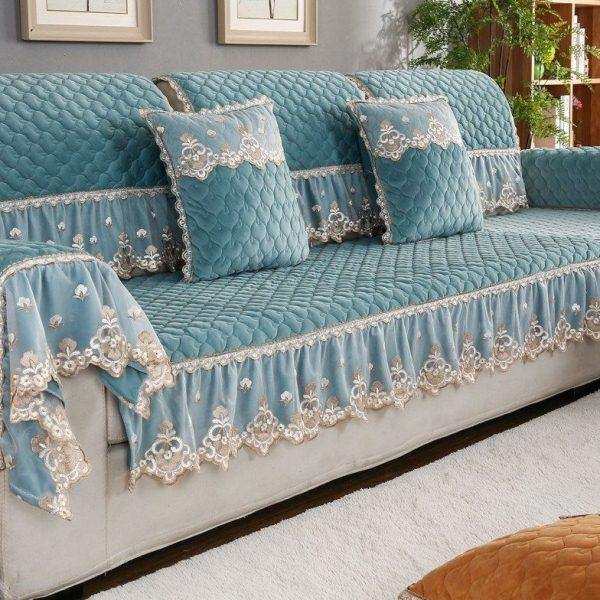 欧式毛绒沙发垫子坐垫四季通用全包沙发套巾罩防滑布艺靠背11x,居家布艺,沙发垫,淘宝优惠券,粉丝福利购,淘宝优惠卷