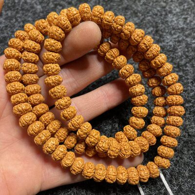 一代树神树王花王小金刚菩提子108颗蜂窝双龙纹矮桩树王籽