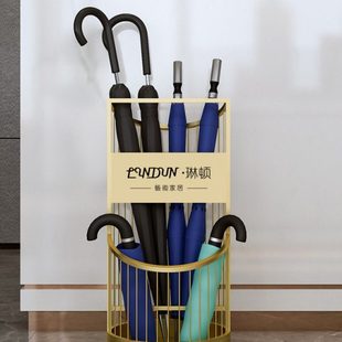 商用雨伞架创意收纳家用大堂雨伞桶进门口放伞置物架神器LOGO定制