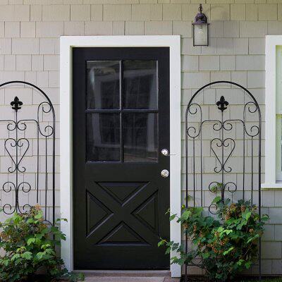 150cm花园阳台铁艺攀爬花支架撑花支撑铁线莲爬藤架栅栏围栏插片