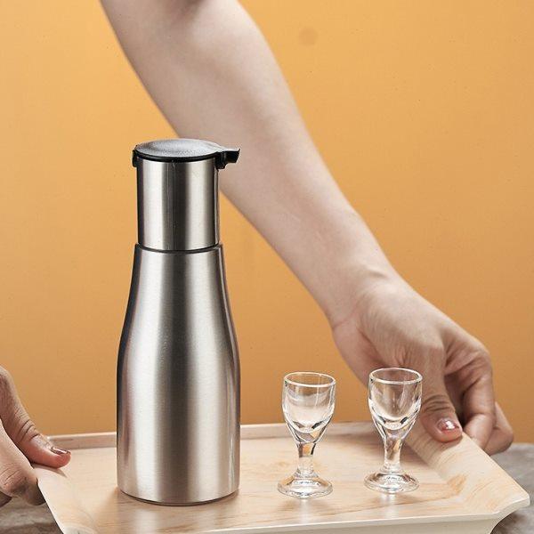 不锈钢半密封倒酒器小号扎壶 定量分酒器酒吧洋酒烈酒器KTV倒酒器,餐饮具,分酒器,淘宝优惠券,粉丝福利购,淘宝优惠卷