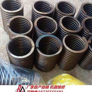 QC12Y-16x2500剪板机压脚弹簧 12x40000剪板机压料缸弹簧外径76