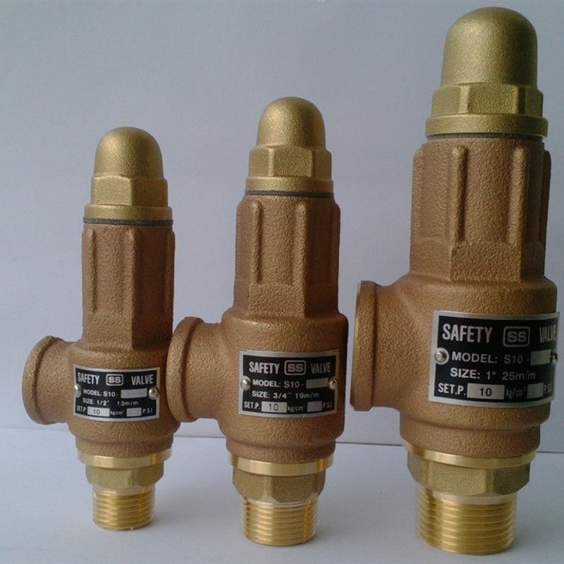 台湾SS安全d阀 可调式泄压阀 水用溢流阀 S10安全阀DN15-DN50