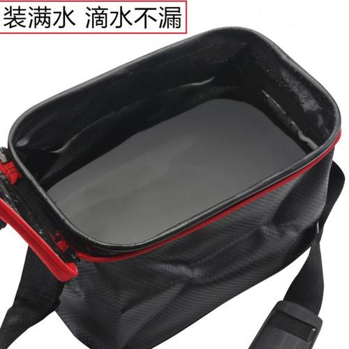 鱼桶活鱼桶鱼护桶eva加厚多功能钓鱼桶折叠鱼包 装鱼箱便携式渔护