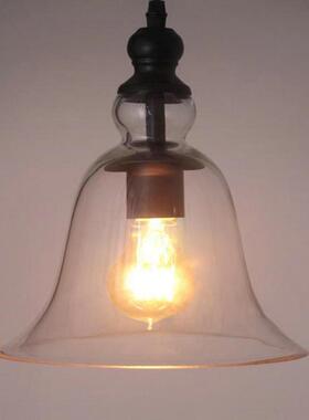 北欧简约代吊灯餐wmd5016厅厅吧台咖啡现式美乡村网咖个性玻璃铃