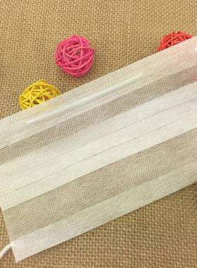 次性单层防尘透气口罩浪唯纺耳布白色单无层一口罩厂家CFC供应挂