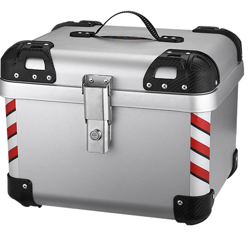 45L尾箱d机车后备箱可携式轻便滑板车电动车行李箱大号通用abs尾