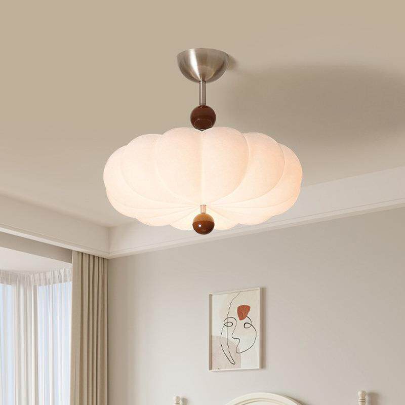 卧室灯现代山约瓜云朵灯奶油风护眼儿简童房552书房中灯南具