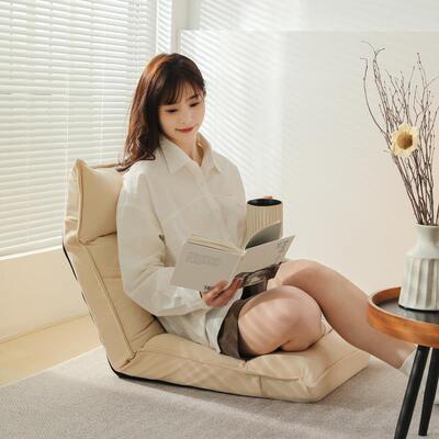 飘窗叠沙发懒人休N-23318椅阳台折米靠背椅坐垫床上榻榻侘寂椅闲