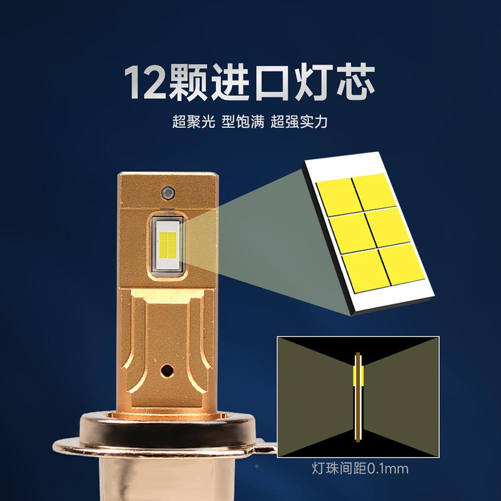 跨境新款前大灯H1、H3H4、H7装H1、H3、超亮汽改、车灯泡远近光一