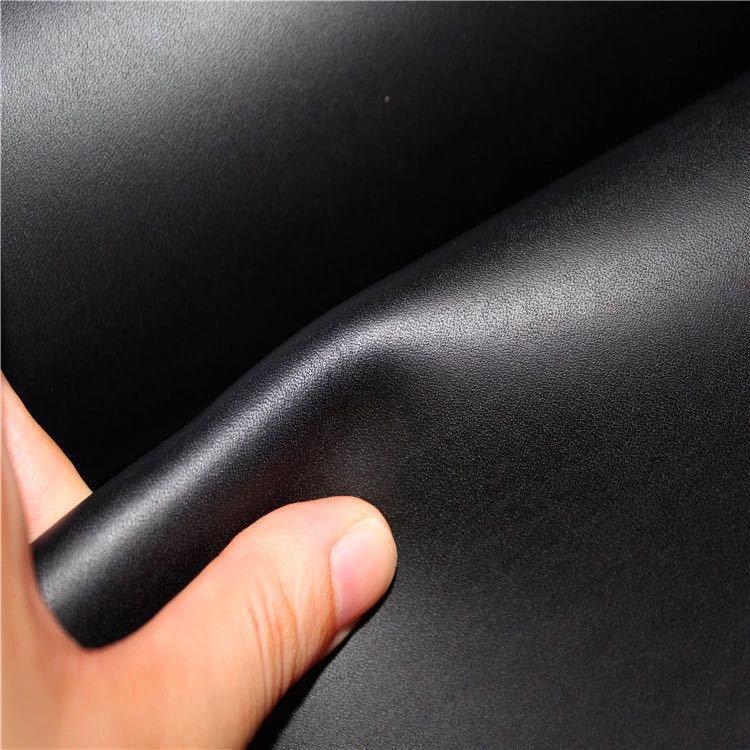 黑色轻修铬鞣革 头层牛皮手工diy钱包手袋皮料